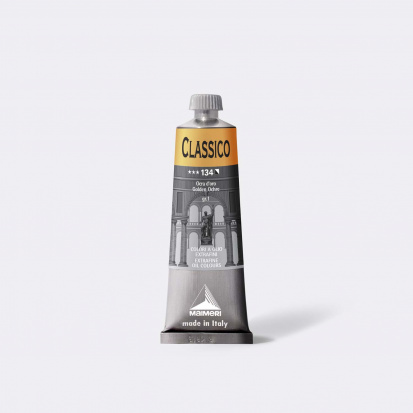 Масляная краска "Classico" охра золотистая 60 ml